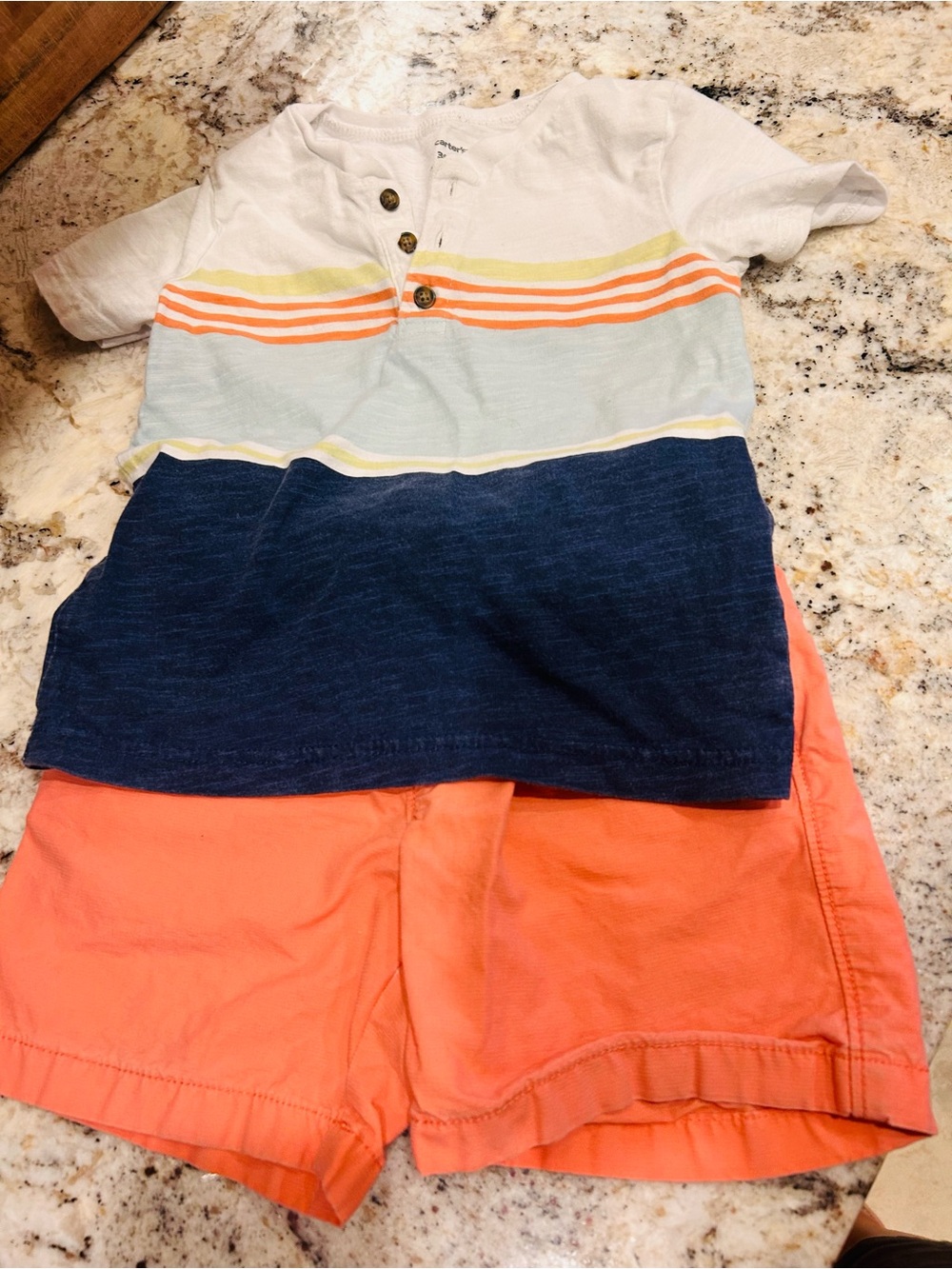 Carters 3T Shorts & T shirt set